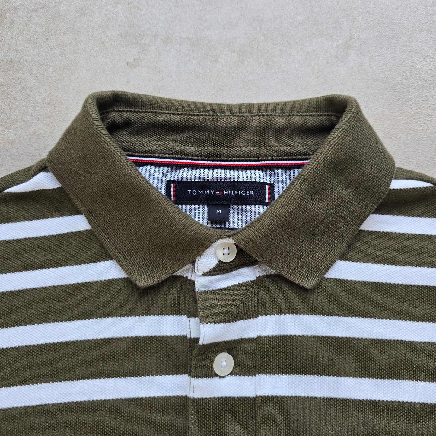 Tommy Hilfiger Striped Polo Shirt - S/M