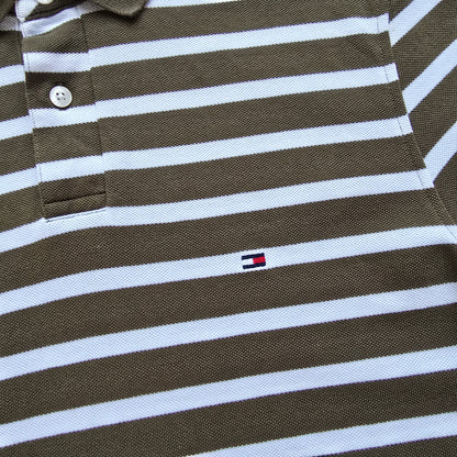 Tommy Hilfiger Striped Polo Shirt - S/M