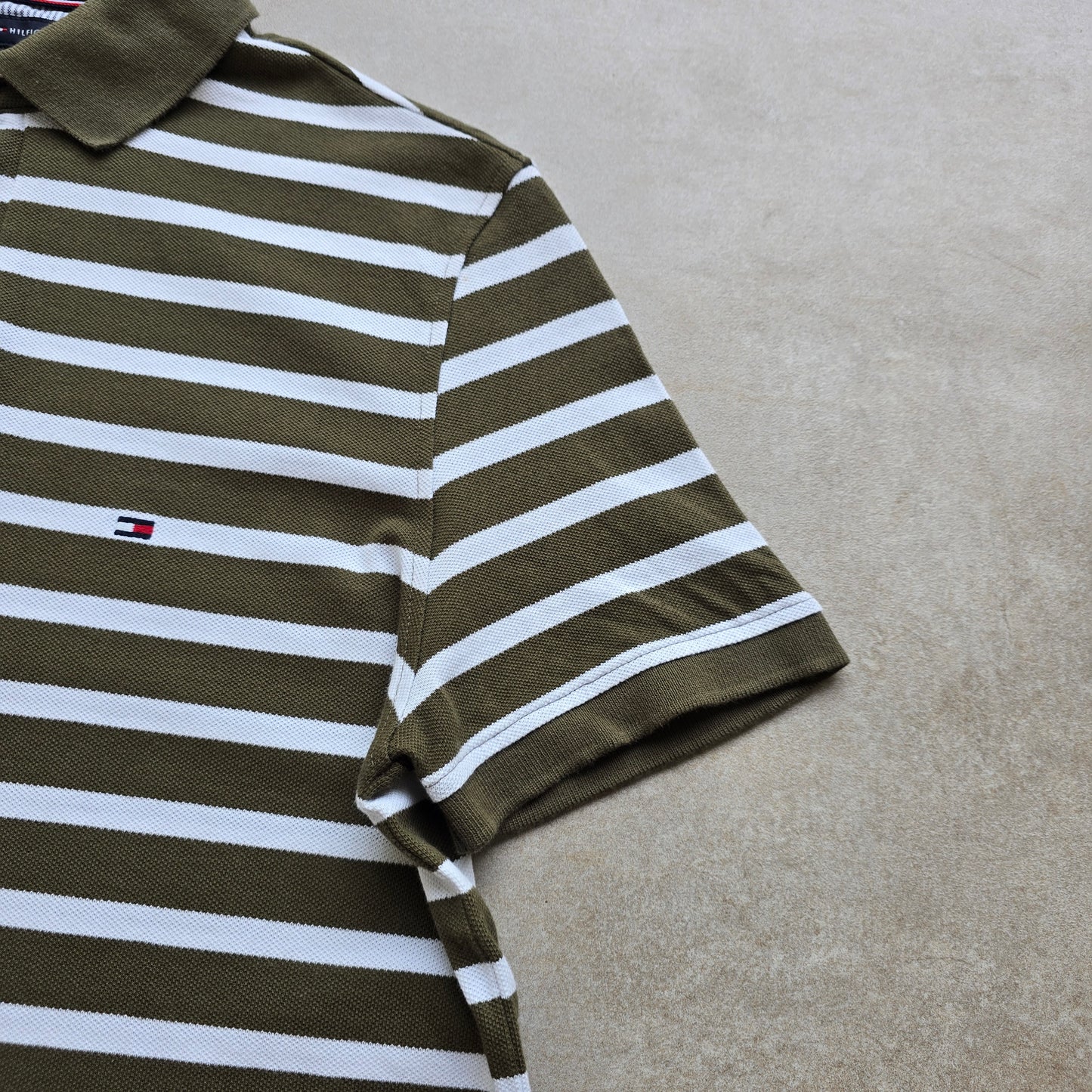 Tommy Hilfiger Striped Polo Shirt - S/M