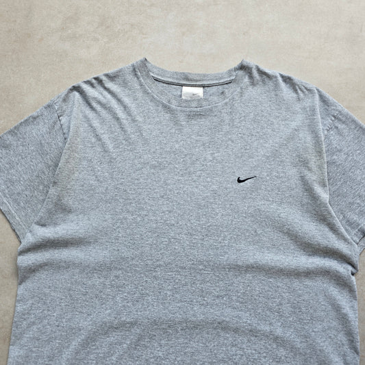 Vintage Nike Embroidered Swoosh Tee - XL