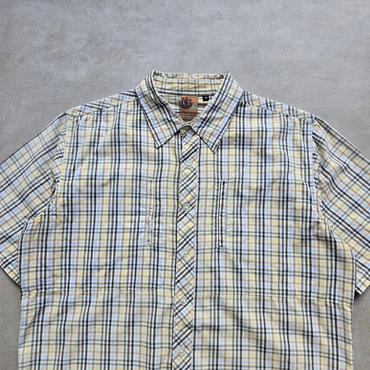 Vintage 2000's Element Short Sleeve Button Up Shirt - M