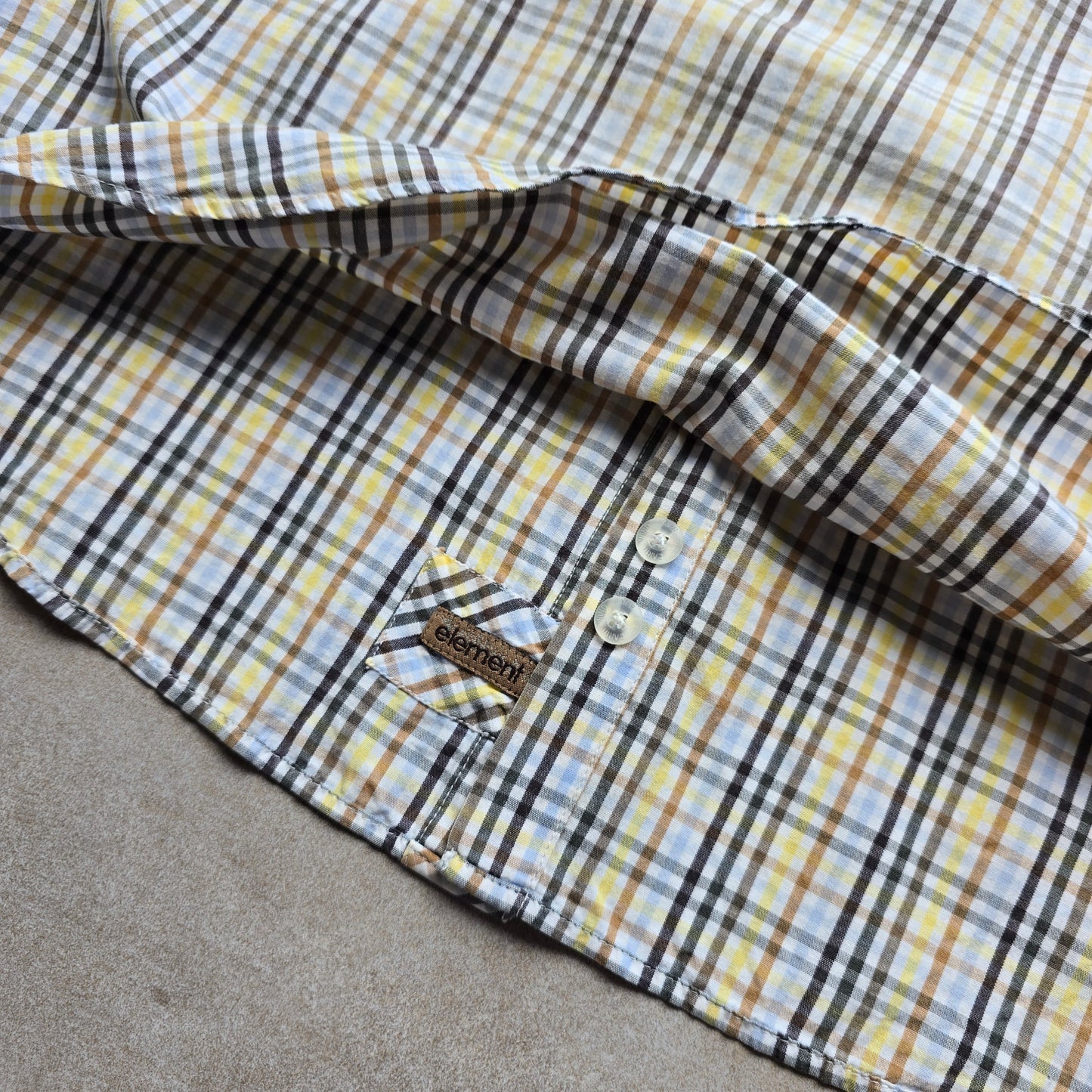 Vintage 2000's Element Short Sleeve Button Up Shirt - M