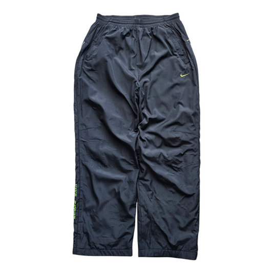 Vintage Nike Embroidered Swoosh Fleece Lined Track Pants - M