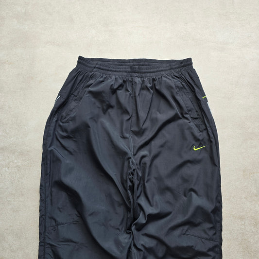 Vintage Nike Embroidered Swoosh Fleece Lined Track Pants - M