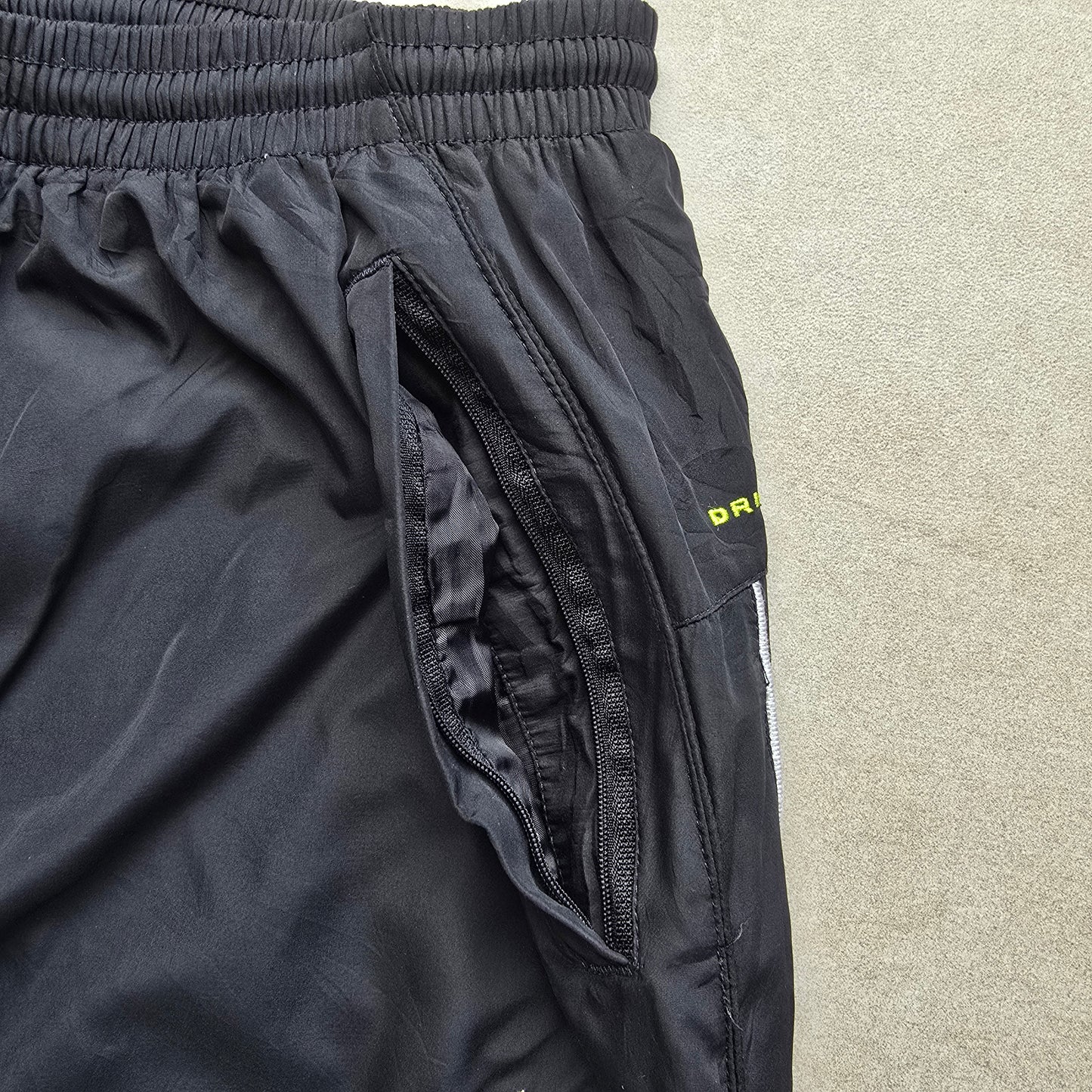 Vintage Nike Embroidered Swoosh Fleece Lined Track Pants - M