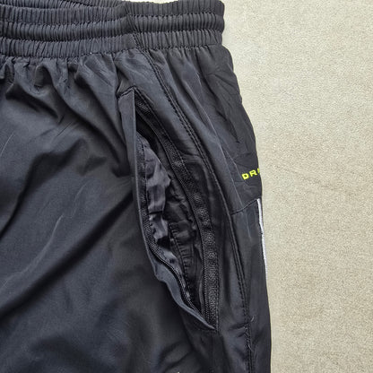 Vintage Nike Embroidered Swoosh Fleece Lined Track Pants - M