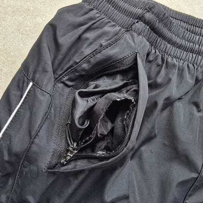 Vintage Nike Embroidered Swoosh Fleece Lined Track Pants - M