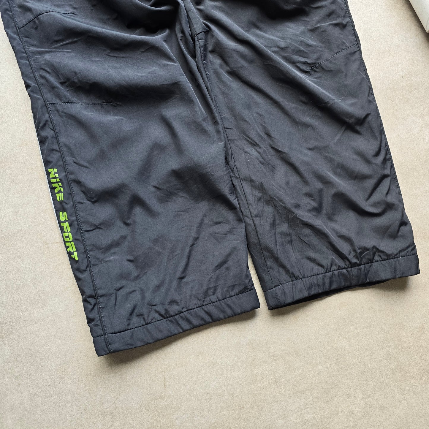 Vintage Nike Embroidered Swoosh Fleece Lined Track Pants - M