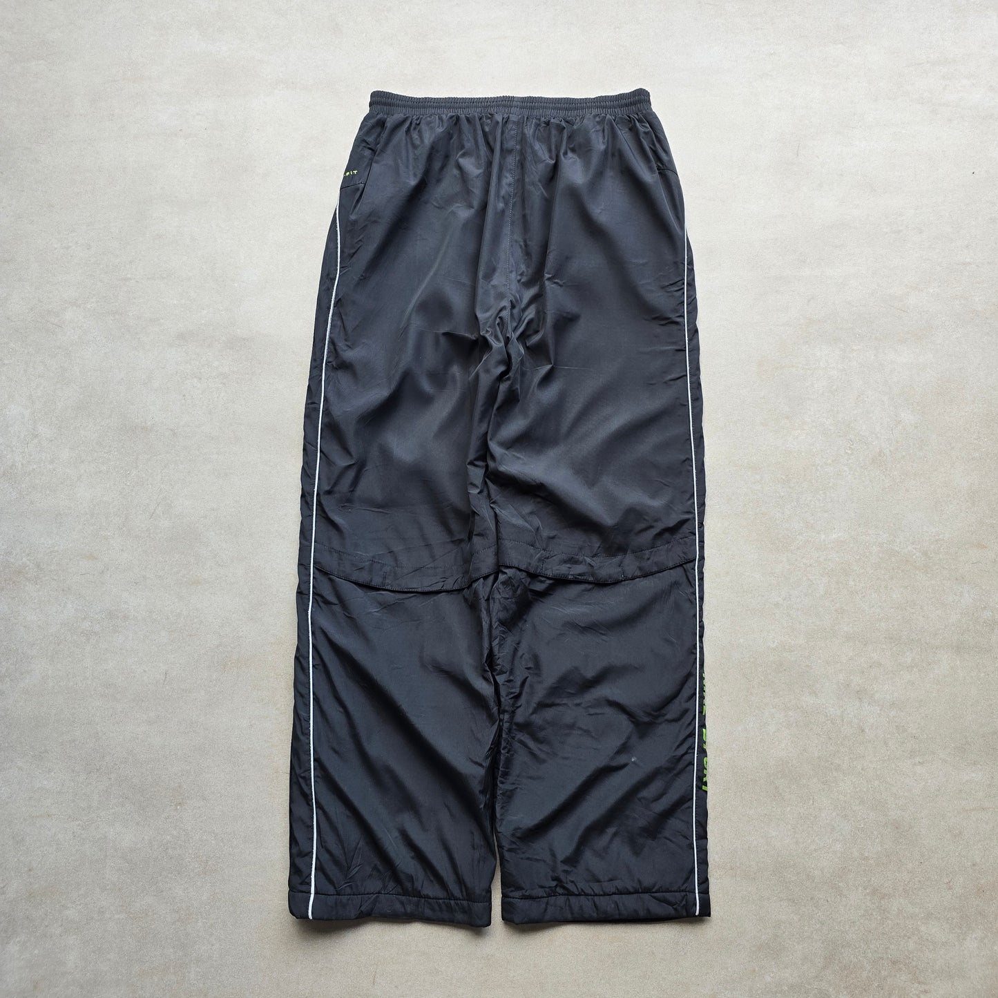 Vintage Nike Embroidered Swoosh Fleece Lined Track Pants - M
