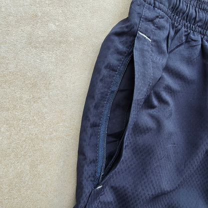 Vintage Nike Bootleg Embroidered Swoosh Ankle Zip Track Pants - M