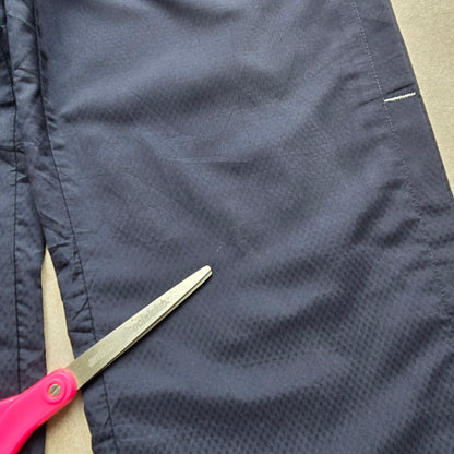 Vintage Nike Bootleg Embroidered Swoosh Ankle Zip Track Pants - M
