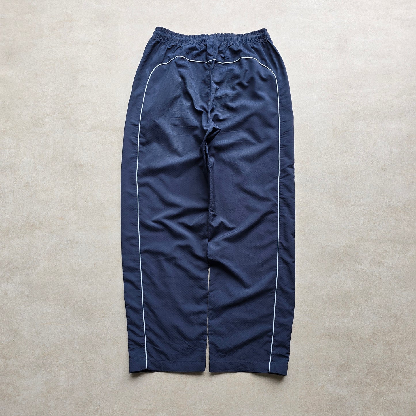 Vintage Nike Bootleg Embroidered Swoosh Ankle Zip Track Pants - M
