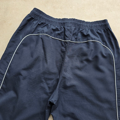 Vintage Nike Bootleg Embroidered Swoosh Ankle Zip Track Pants - M