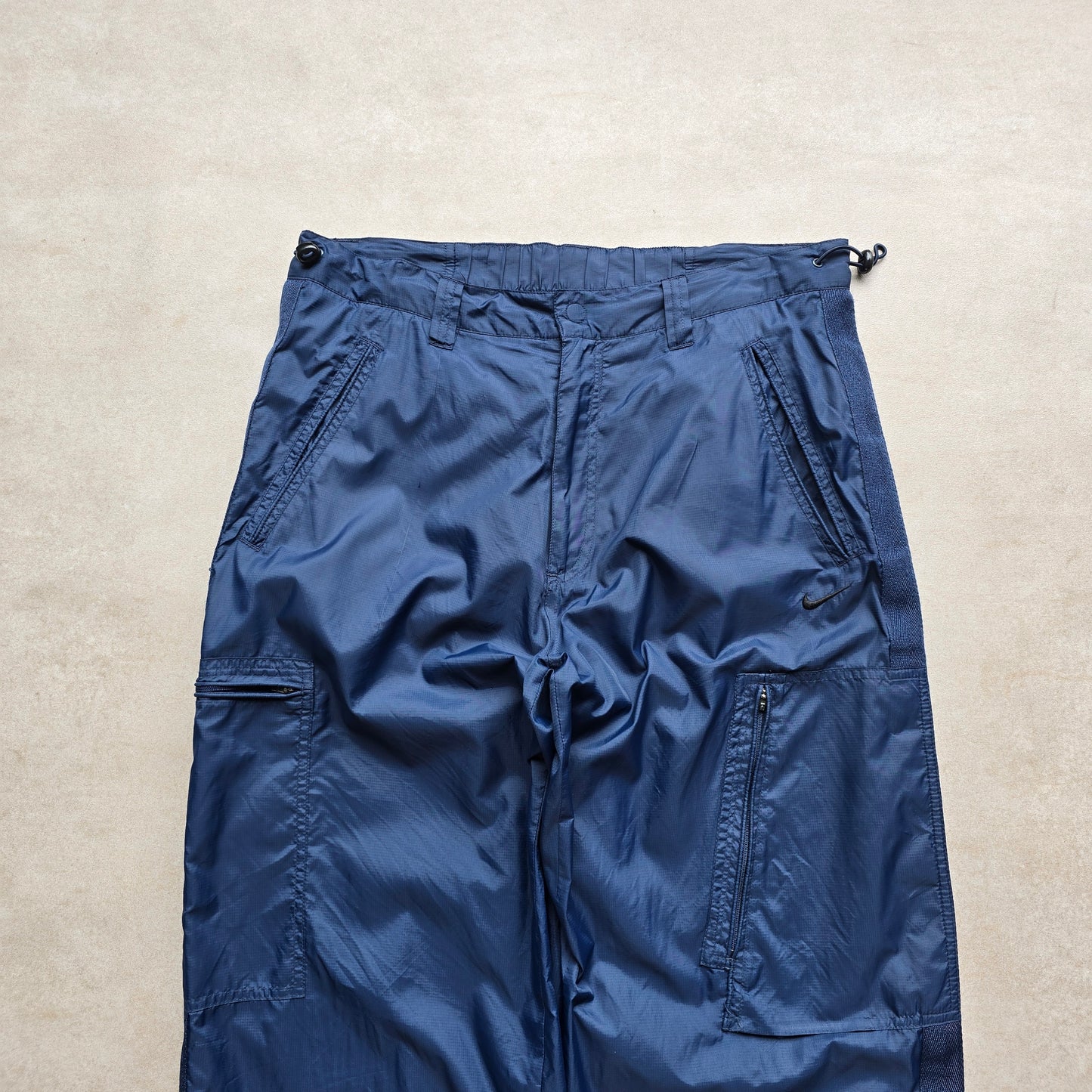 Vintage Nike Embroidered Swoosh Cargo Track Pants - M/L