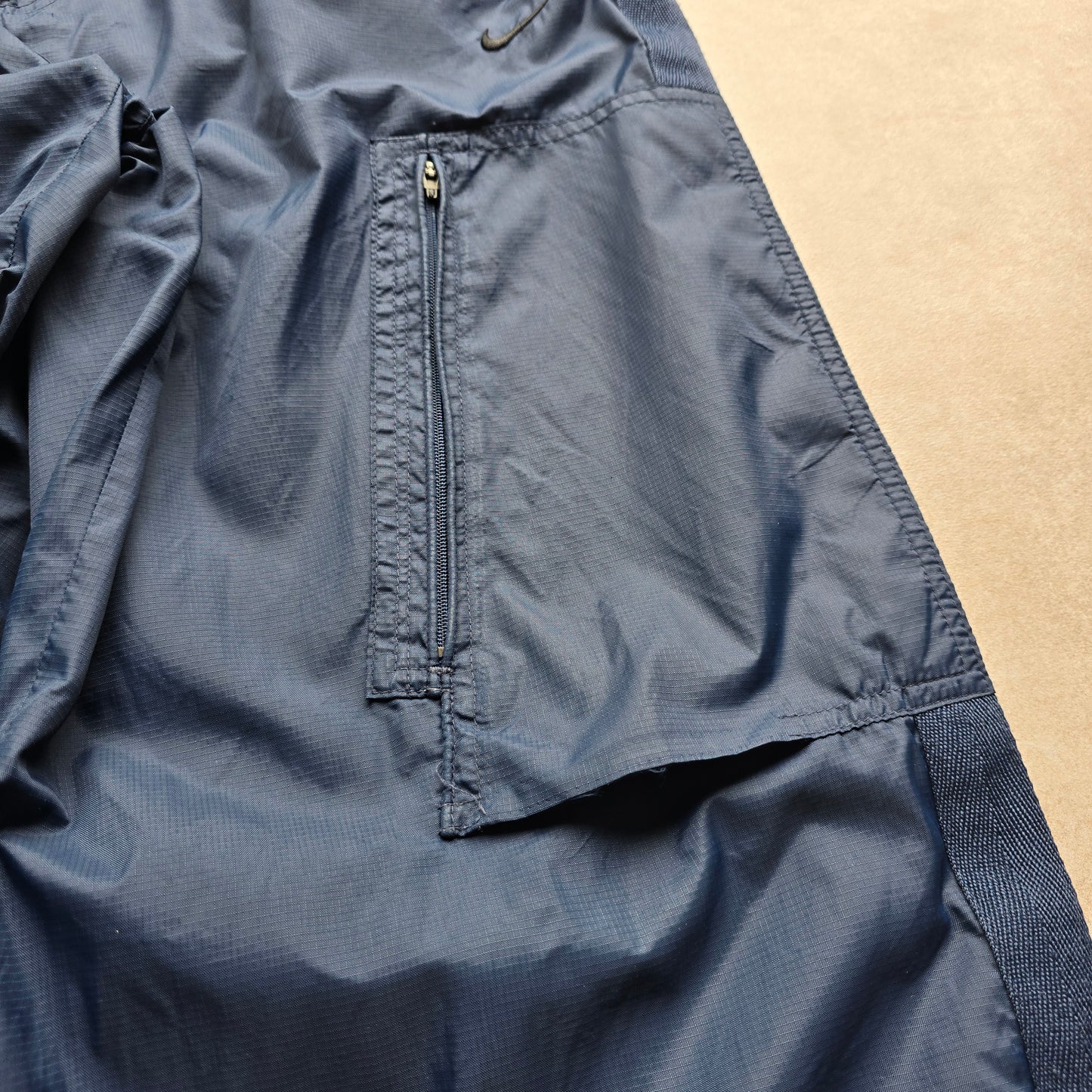 Vintage Nike Embroidered Swoosh Cargo Track Pants - M/L