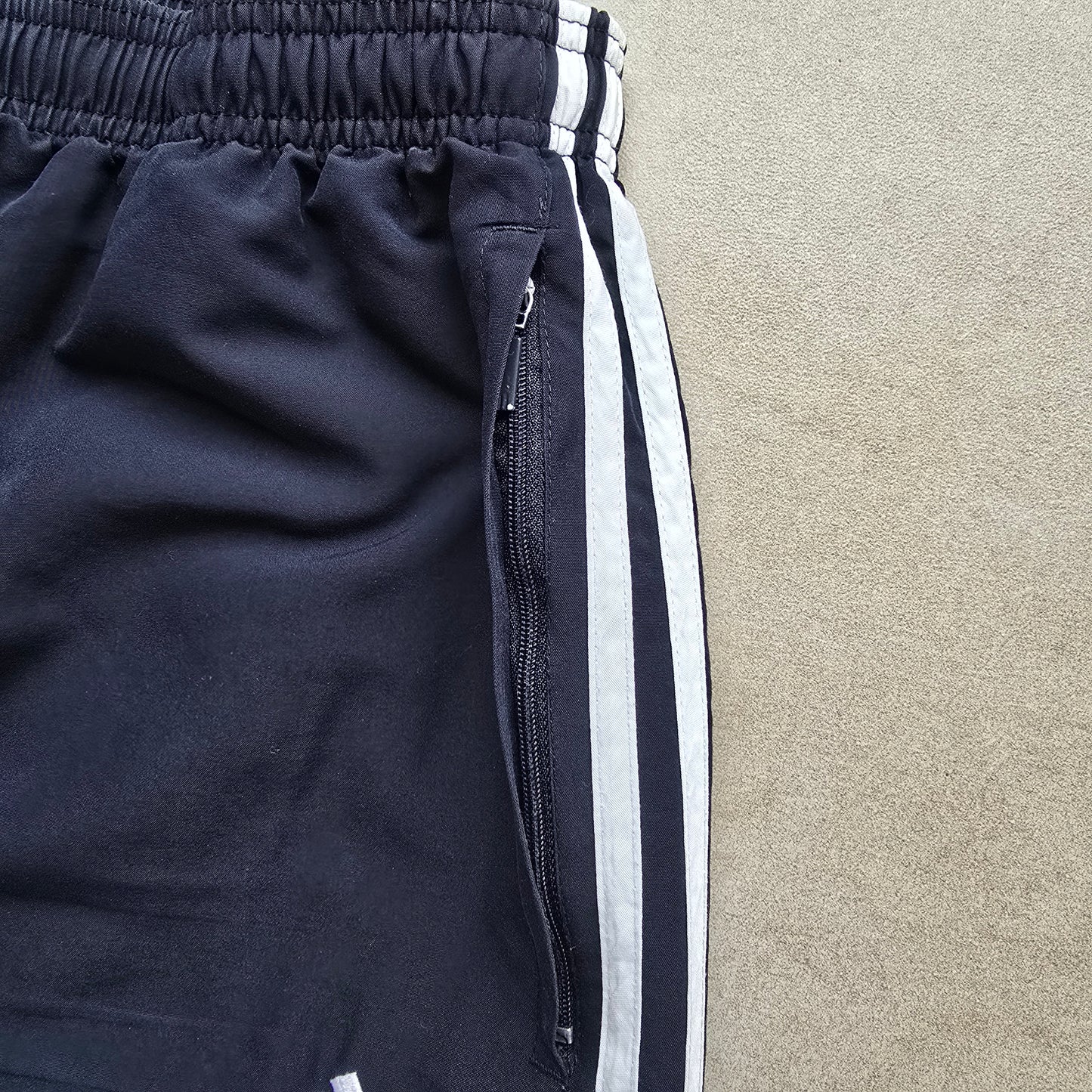 Vintage Adidas 3 Stripe Ankle Zip Track Pants - M