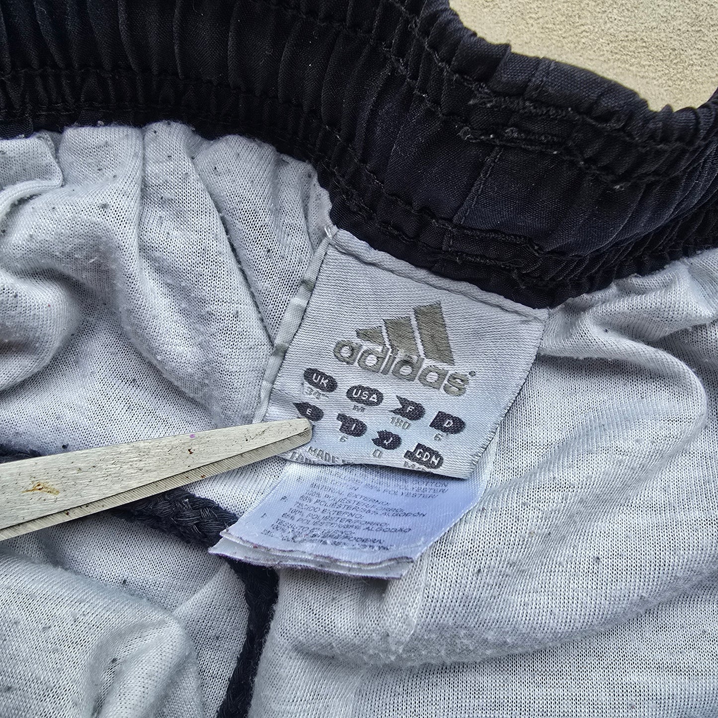 Vintage Adidas 3 Stripe Ankle Zip Track Pants - M