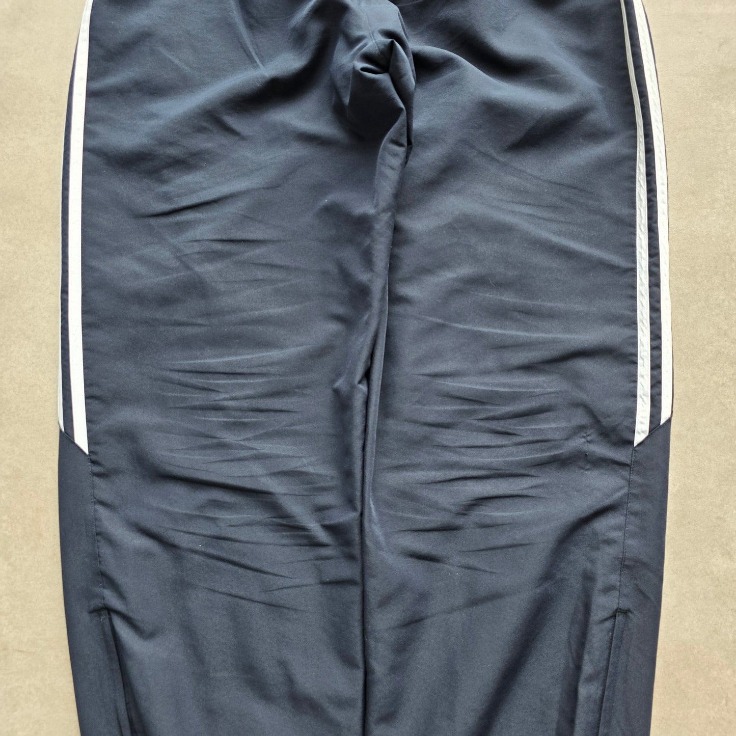 Vintage Adidas 3 Stripe Ankle Zip Track Pants - M