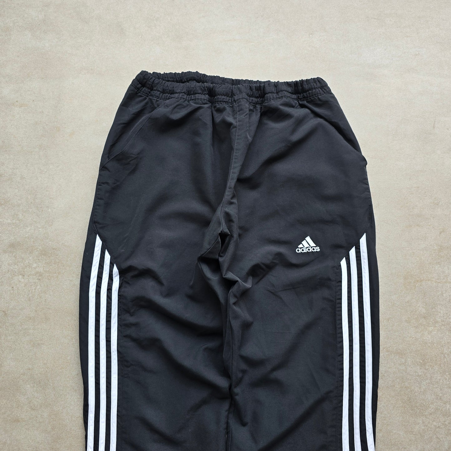 Vintage Adidas 3 Stripe Ankle Zip Track Pants - M/L