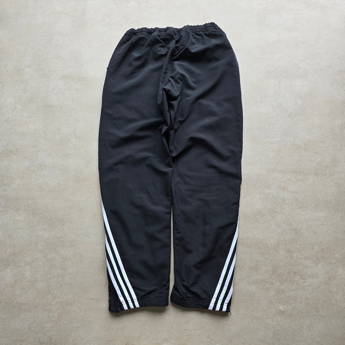 Vintage Adidas 3 Stripe Ankle Zip Track Pants - M/L