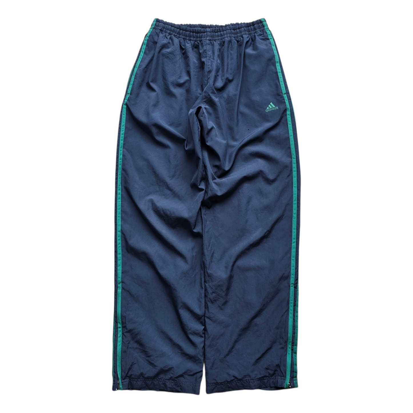 Vintage Adidas 3 Stripe Ankle Zip Track Pants - M