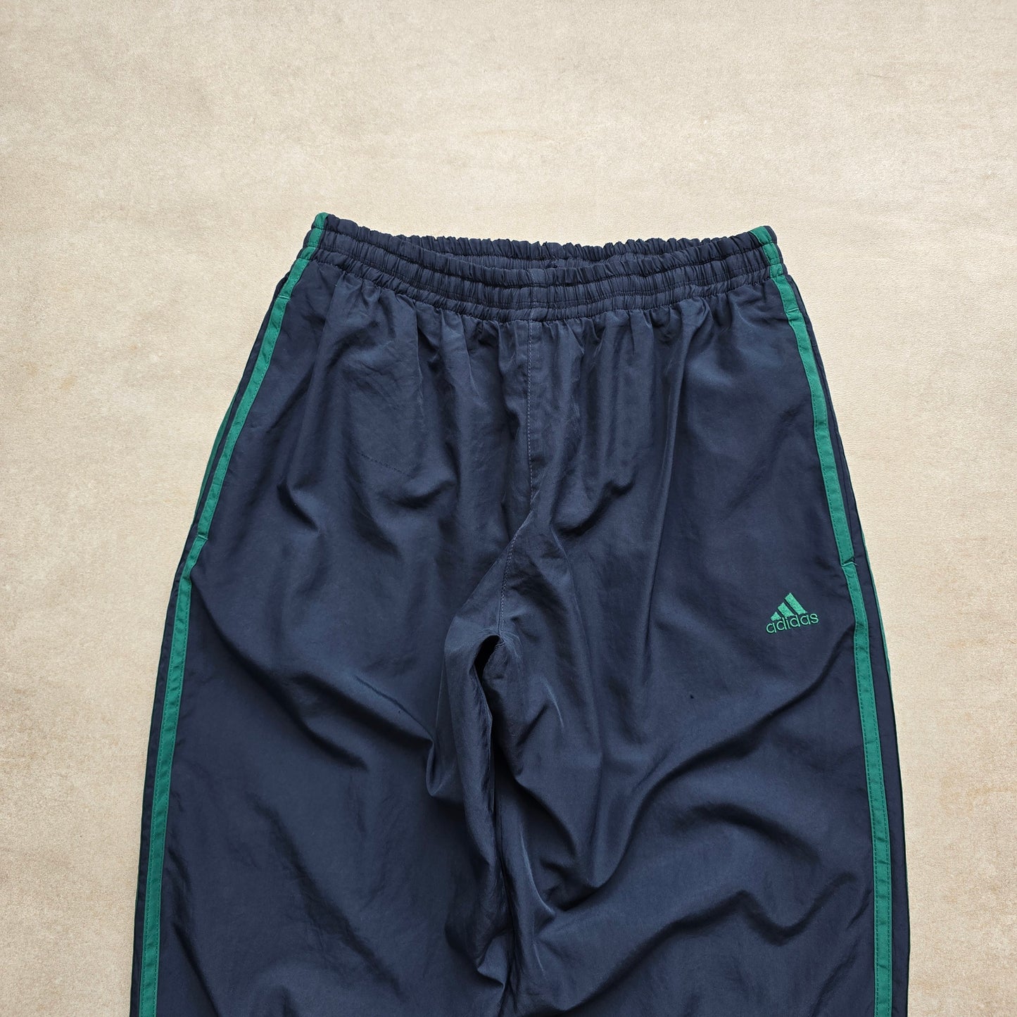 Vintage Adidas 3 Stripe Ankle Zip Track Pants - M