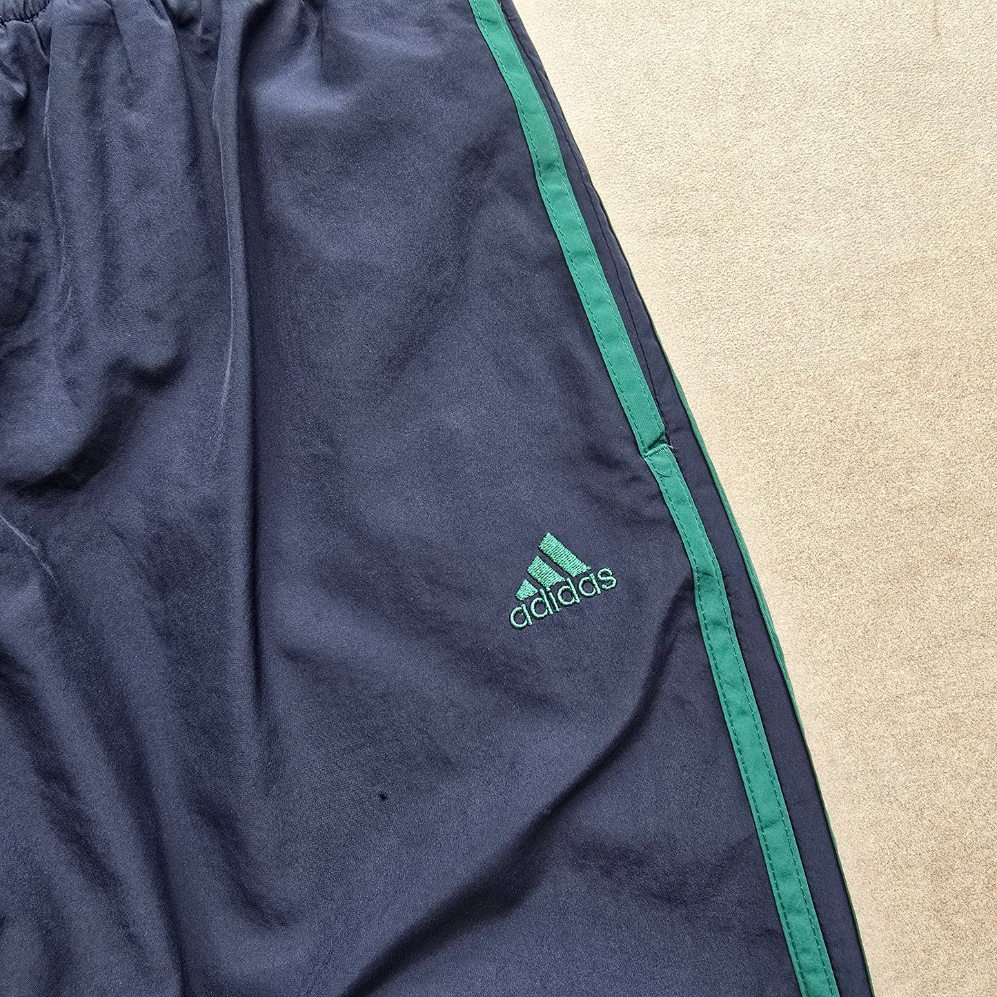 Vintage Adidas 3 Stripe Ankle Zip Track Pants - M