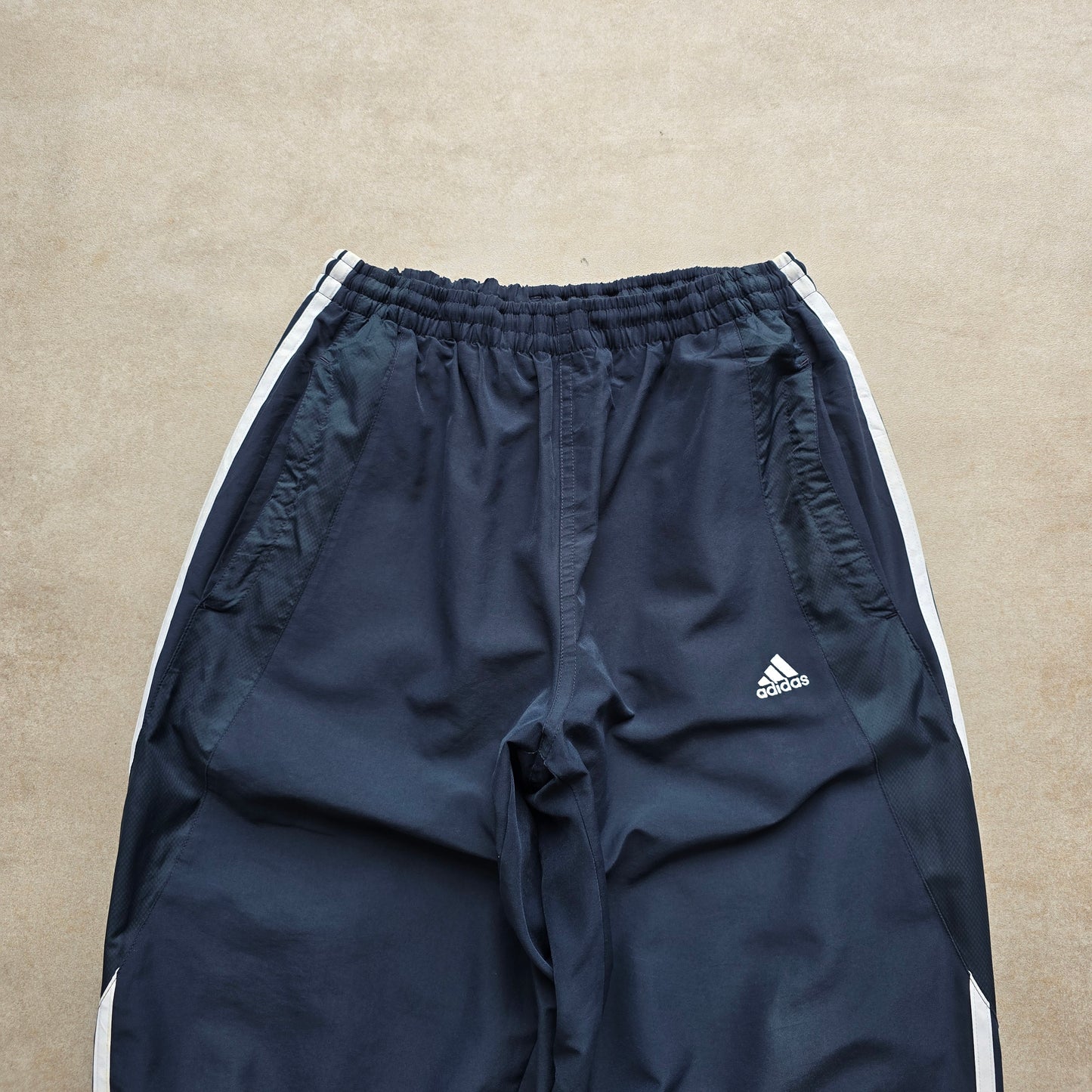 Vintage Adidas 3 Stripe Ankle Zip Track Pants - S