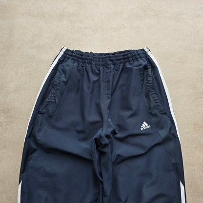Vintage Adidas 3 Stripe Ankle Zip Track Pants - S