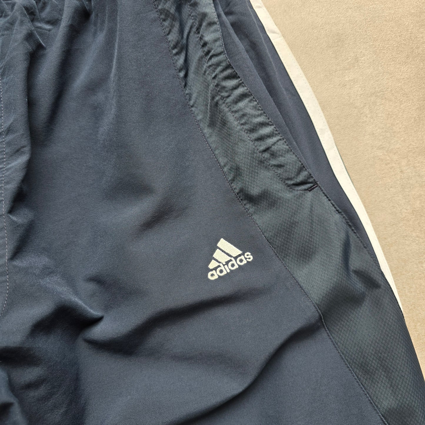 Vintage Adidas 3 Stripe Ankle Zip Track Pants - S
