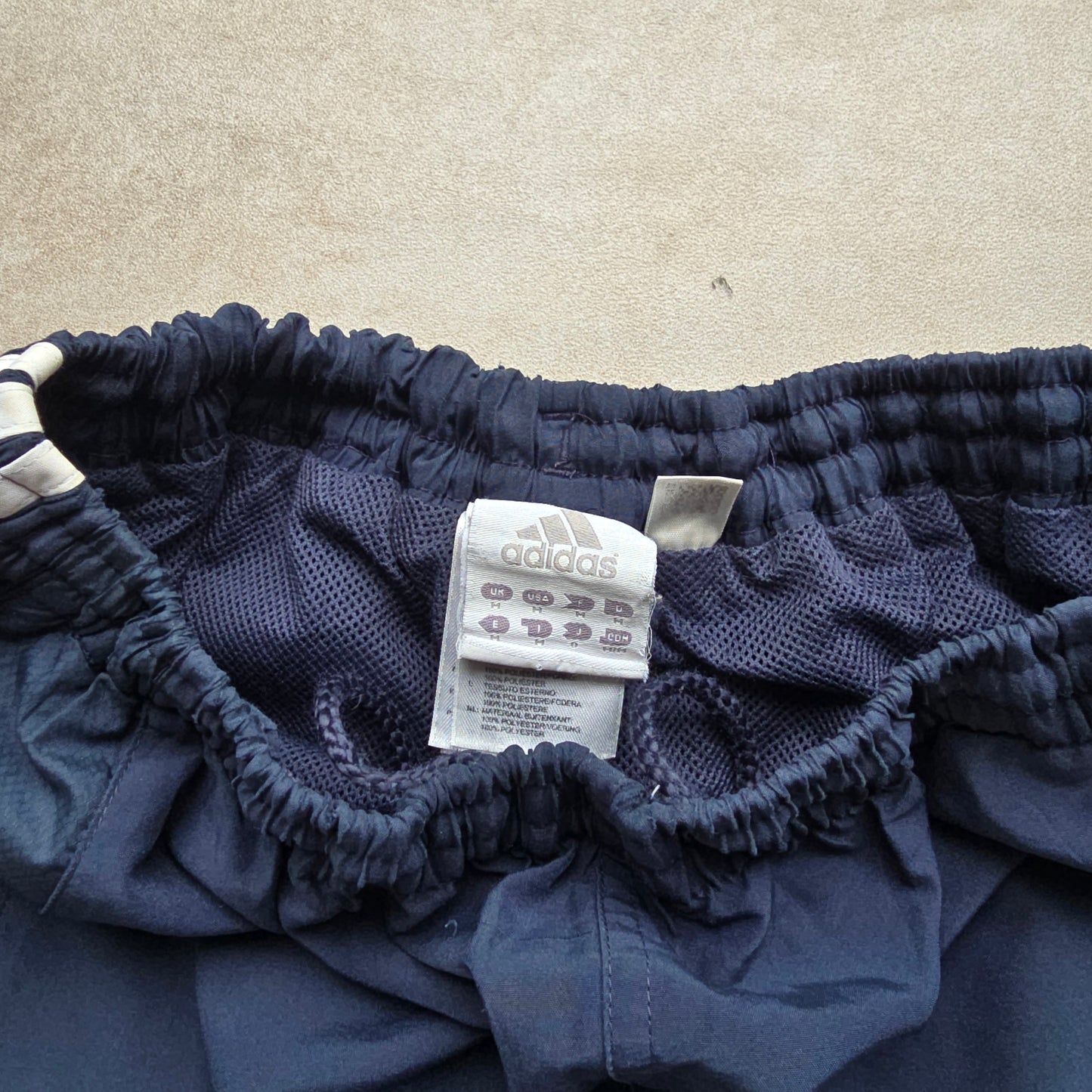 Vintage Adidas 3 Stripe Ankle Zip Track Pants - S