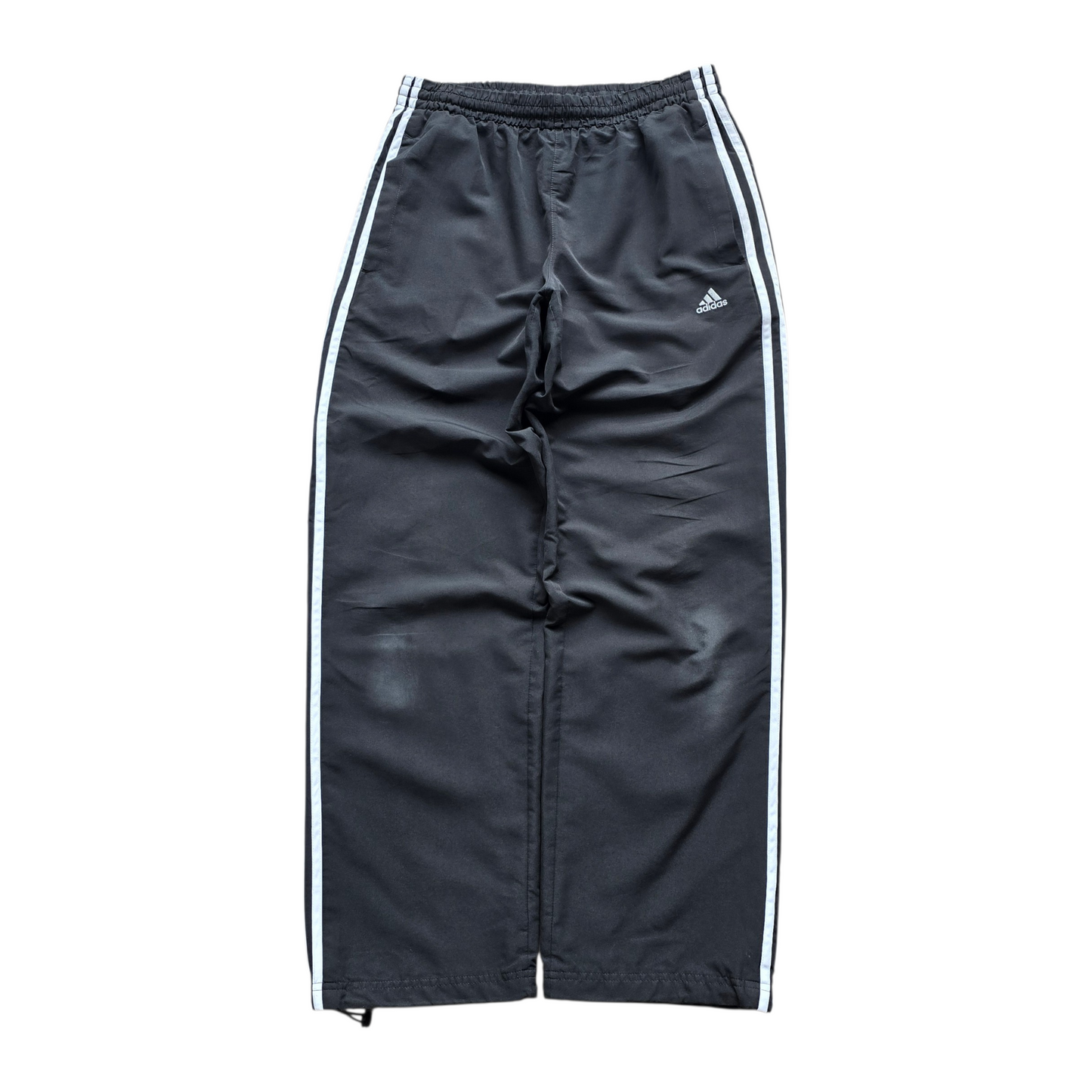 Vintage Adidas 3 Stripe Ankle Zip Track Pants - S