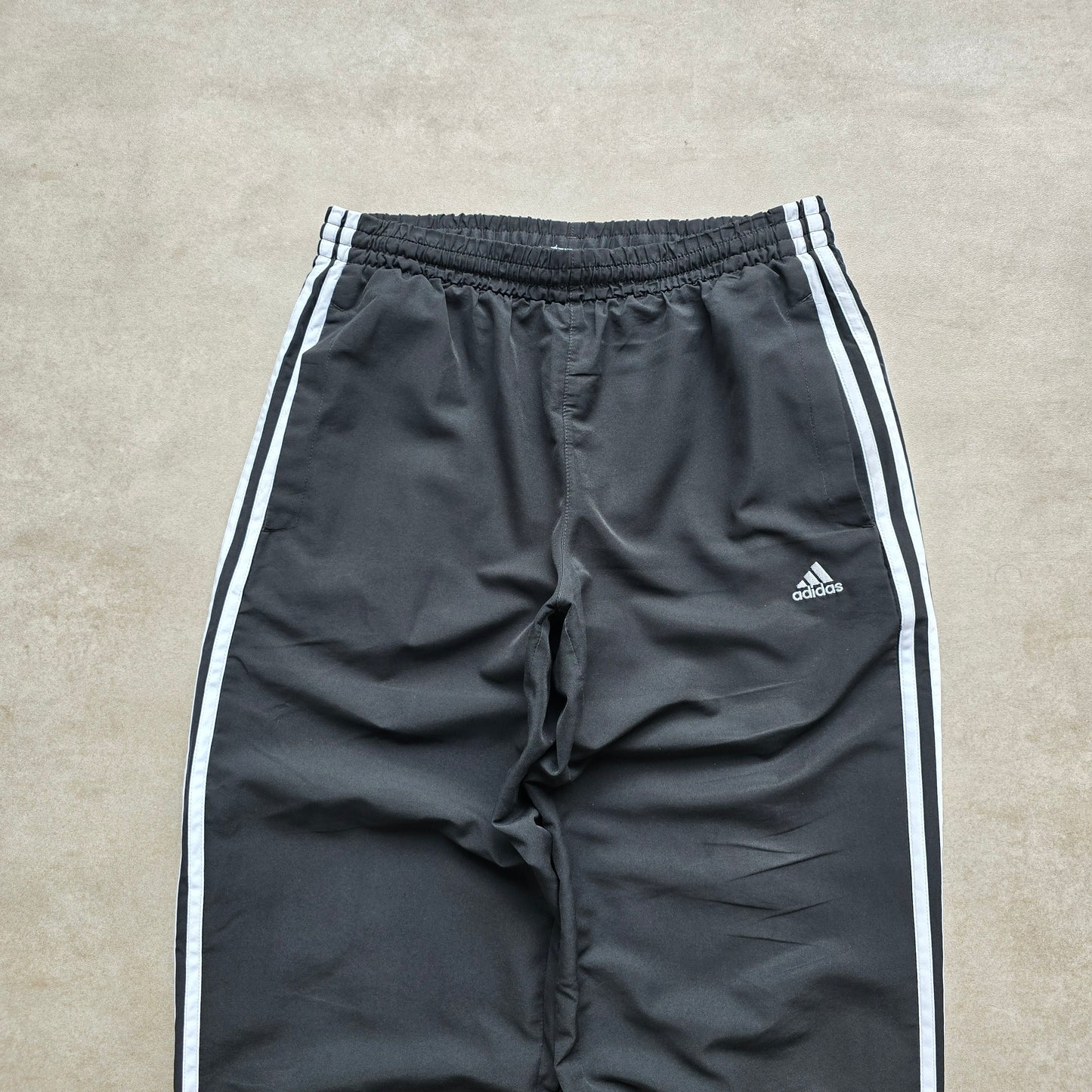 Vintage Adidas 3 Stripe Ankle Zip Track Pants - S