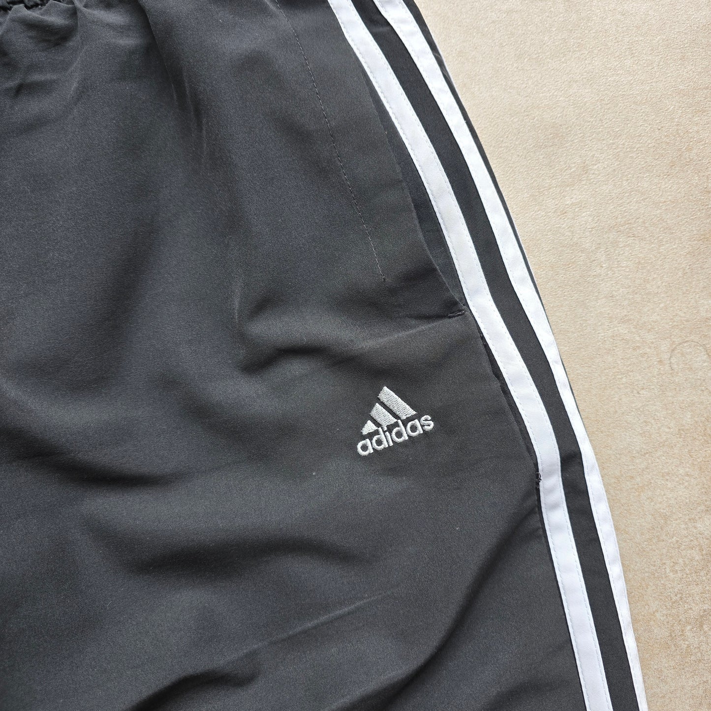 Vintage Adidas 3 Stripe Ankle Zip Track Pants - S