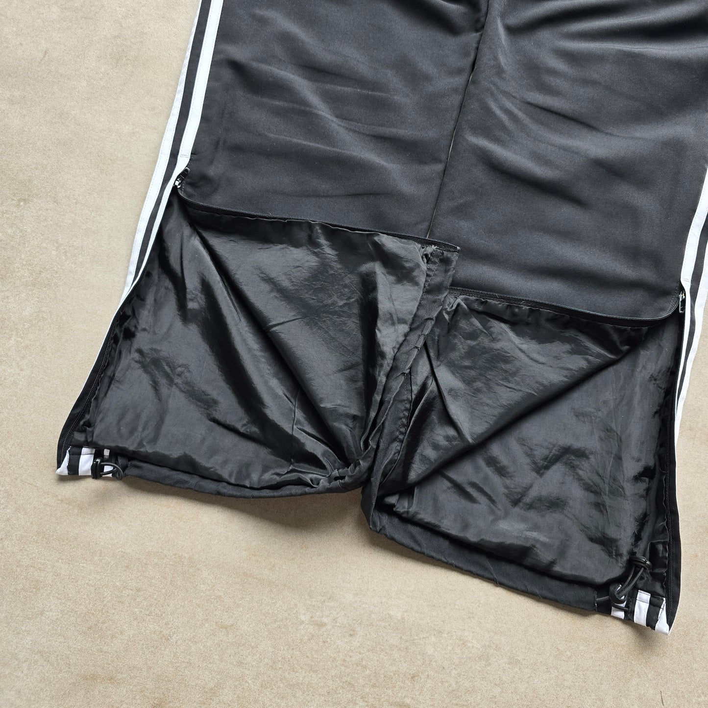 Vintage Adidas 3 Stripe Ankle Zip Track Pants - S