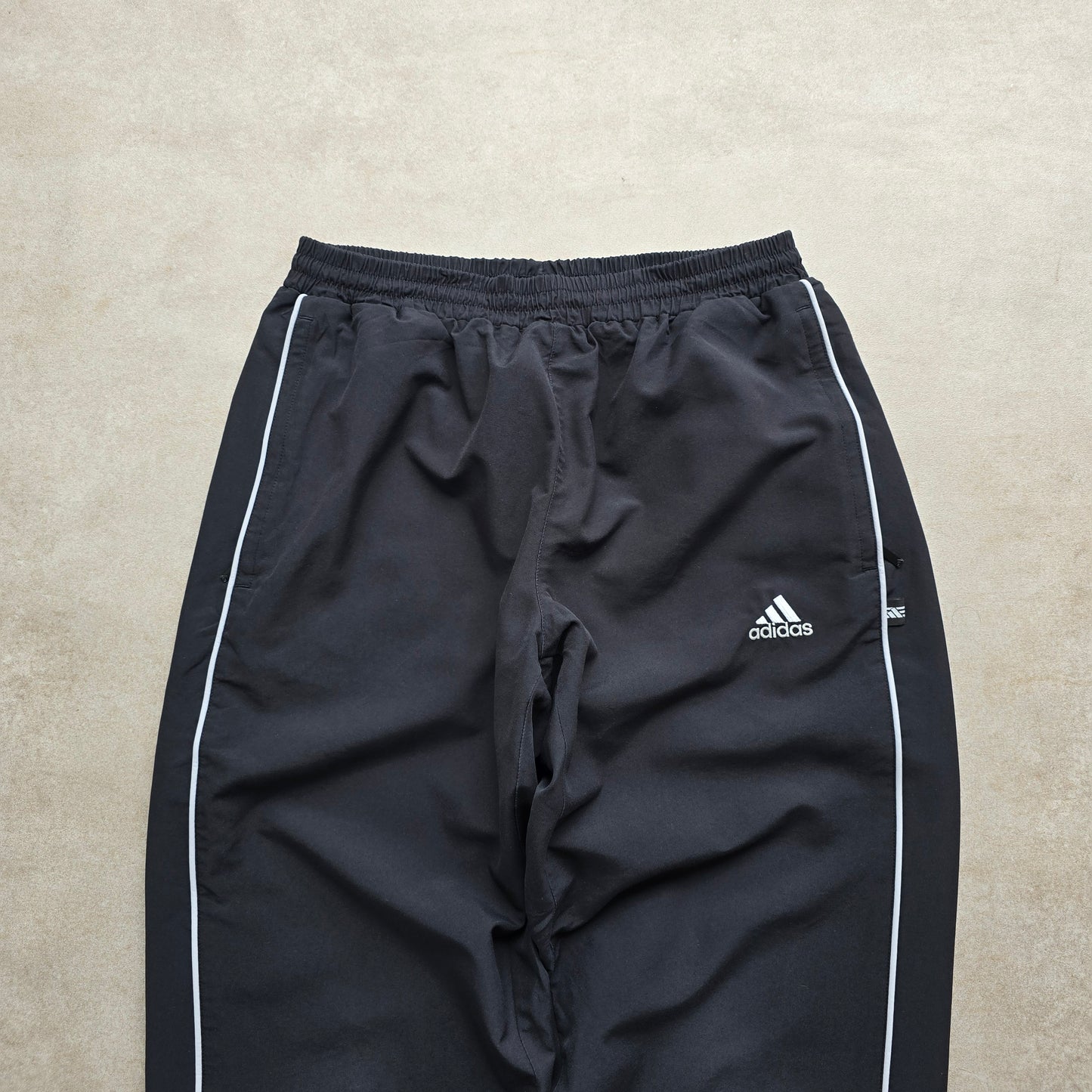Vintage Adidas 3 Stripe Ankle Zip Track Pants - S
