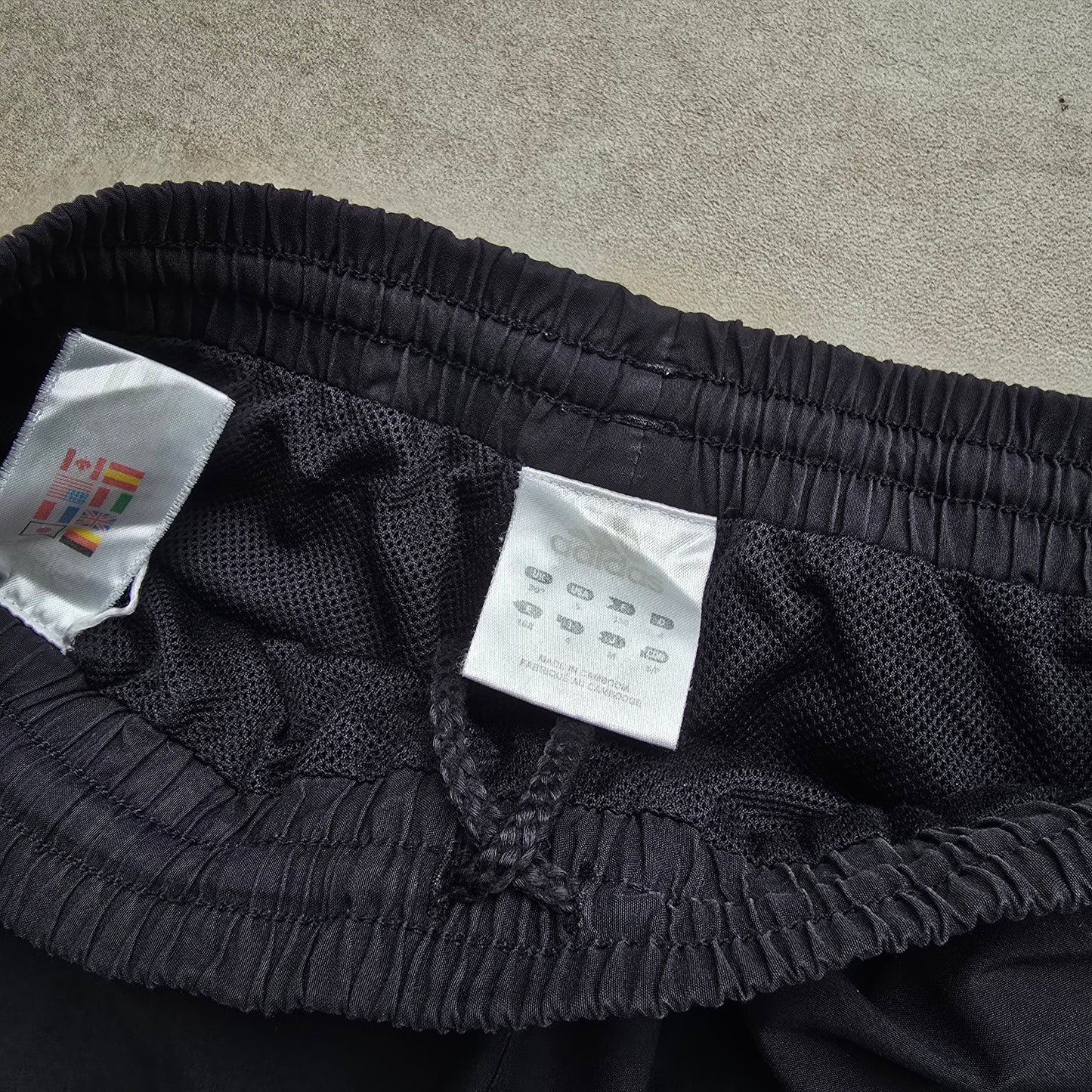 Vintage Adidas 3 Stripe Ankle Zip Track Pants - S