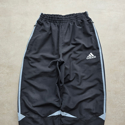 Vintage Adidas 3 Stripe Ankle Zip Track Pants - M/L