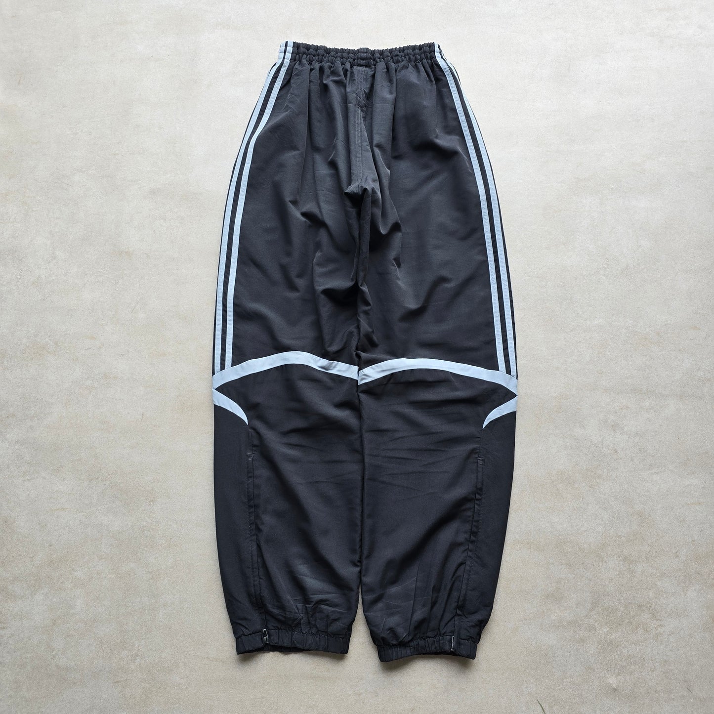 Vintage Adidas 3 Stripe Ankle Zip Track Pants - M/L