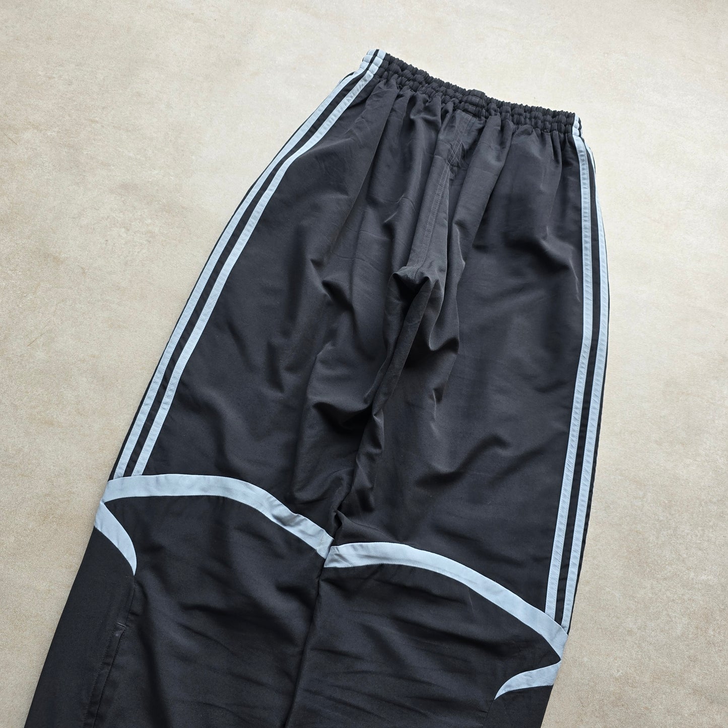 Vintage Adidas 3 Stripe Ankle Zip Track Pants - M/L