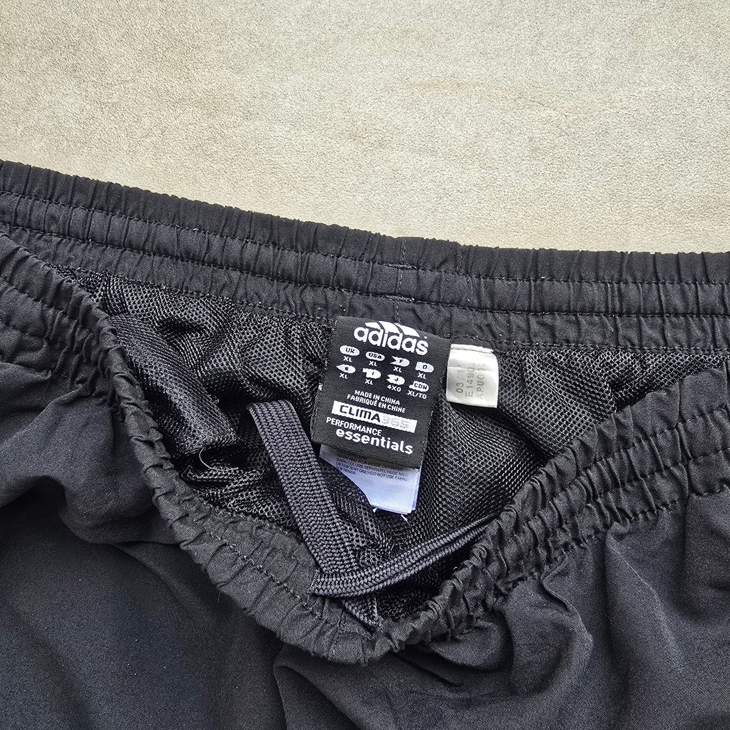 Vintage Adidas 3 Stripe Ankle Zip Track Pants - XL