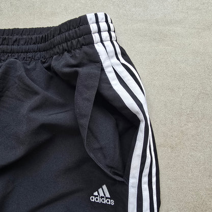 Vintage Adidas 3 Stripe Ankle Zip Track Pants - XL