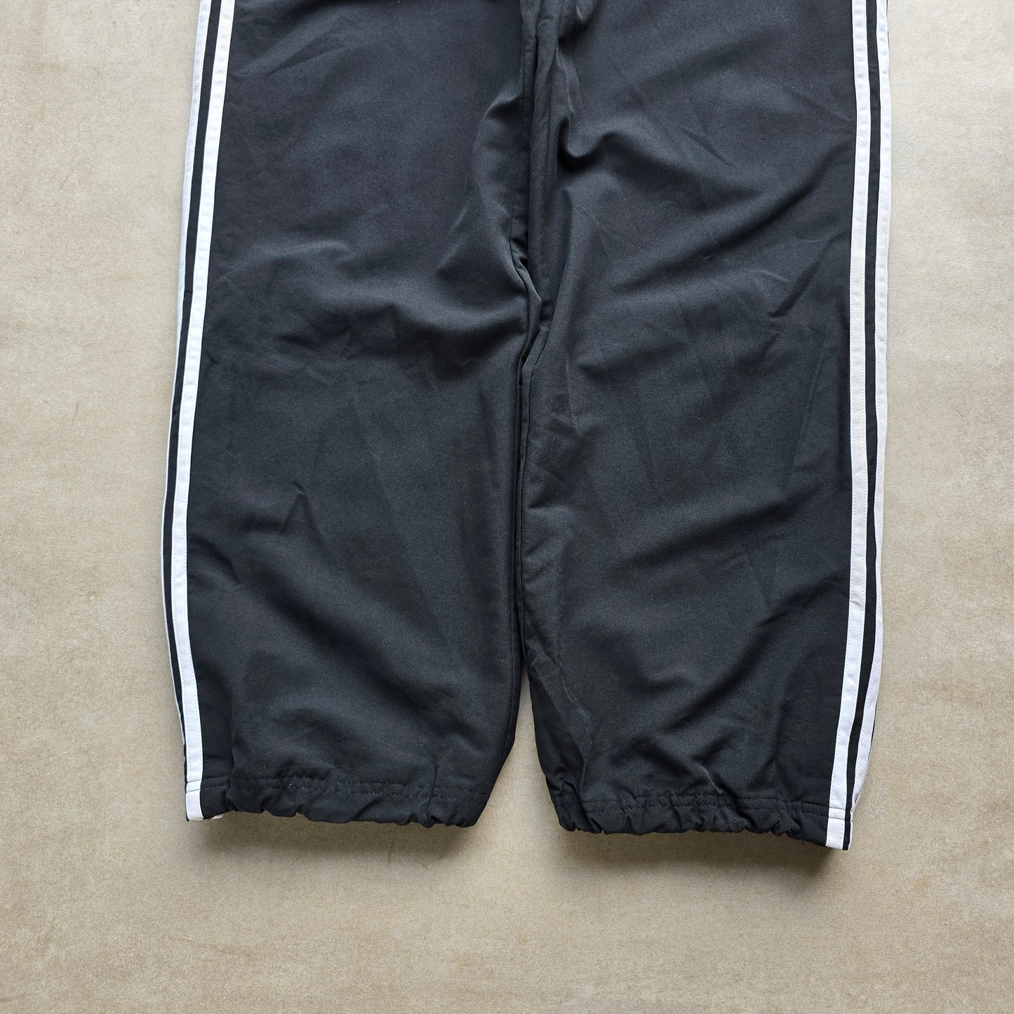 Vintage Adidas 3 Stripe Ankle Zip Track Pants - XL