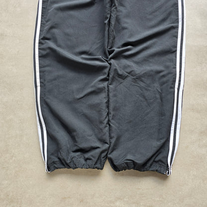 Vintage Adidas 3 Stripe Ankle Zip Track Pants - XL