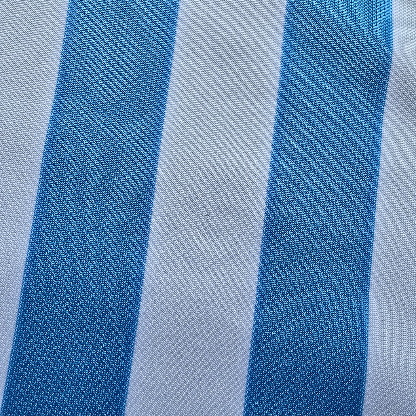 Nike Dri-Fit Embroidered Swoosh Blue & White Striped Jersey - XXL