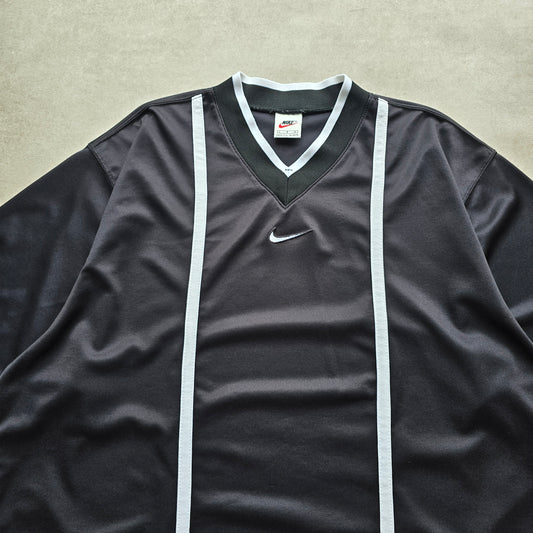 Vintage 90's Nike Embroidered Centre Swoosh Jersey - L/XL