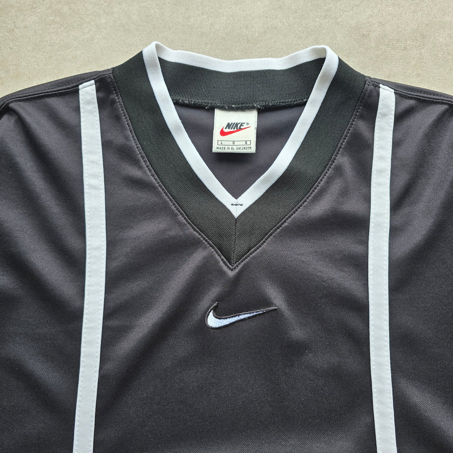 Vintage 90's Nike Embroidered Swoosh Jersey - L/XL