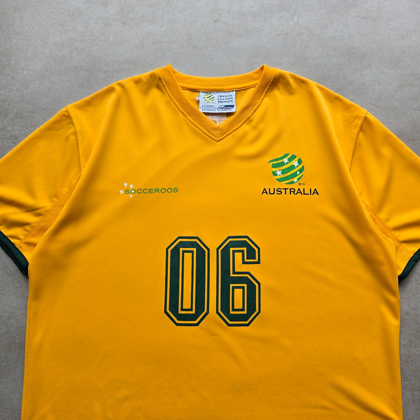 Vintage 2006 Australia Socceroos World Cup Supporter Jersey - L