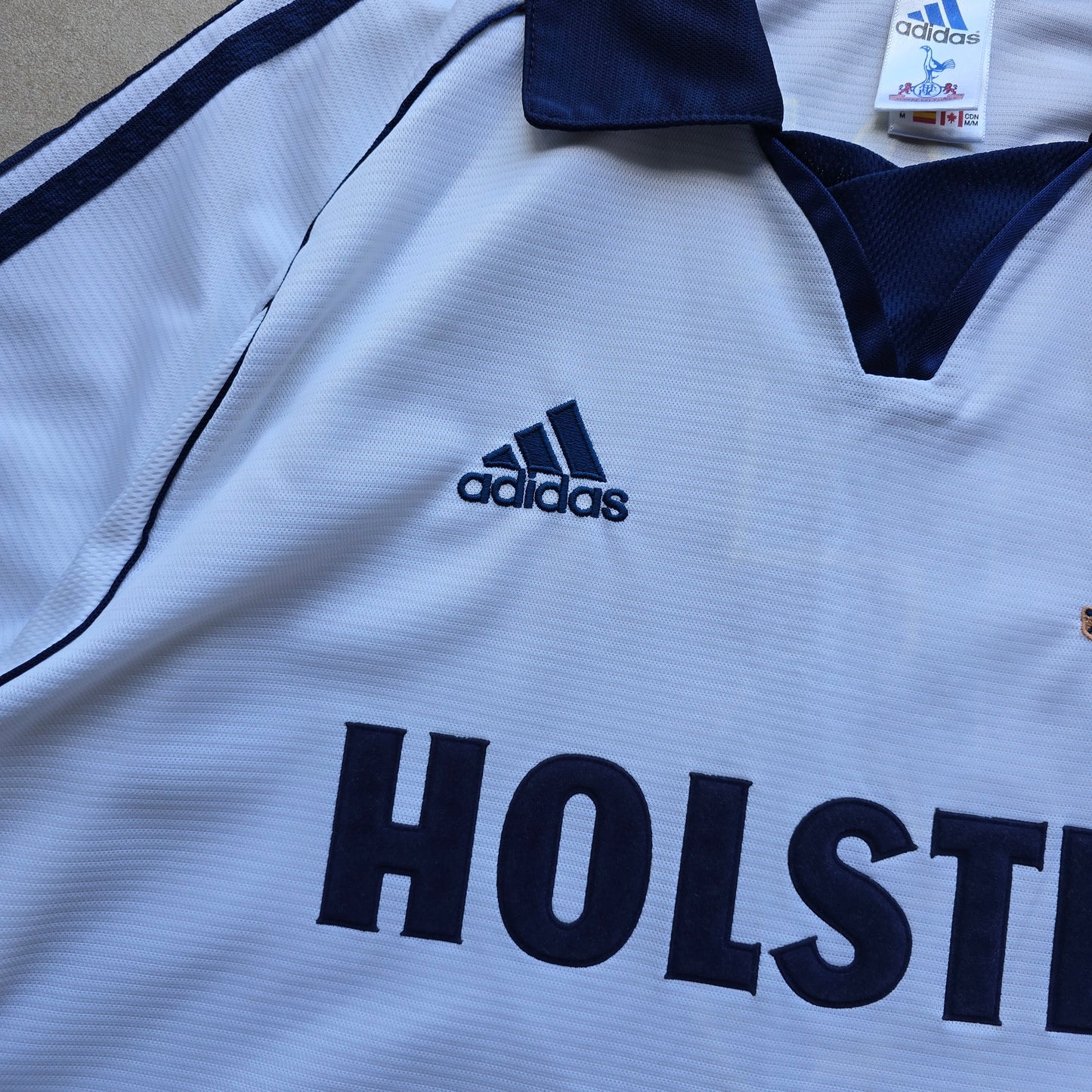 Vintage Adidas Tottenham Hotspur Sol #5 1999/01 Home Jersey - M