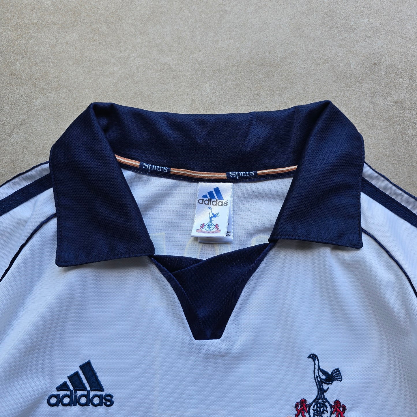 Vintage Adidas Tottenham Hotspur Sol #5 1999/01 Home Jersey - M